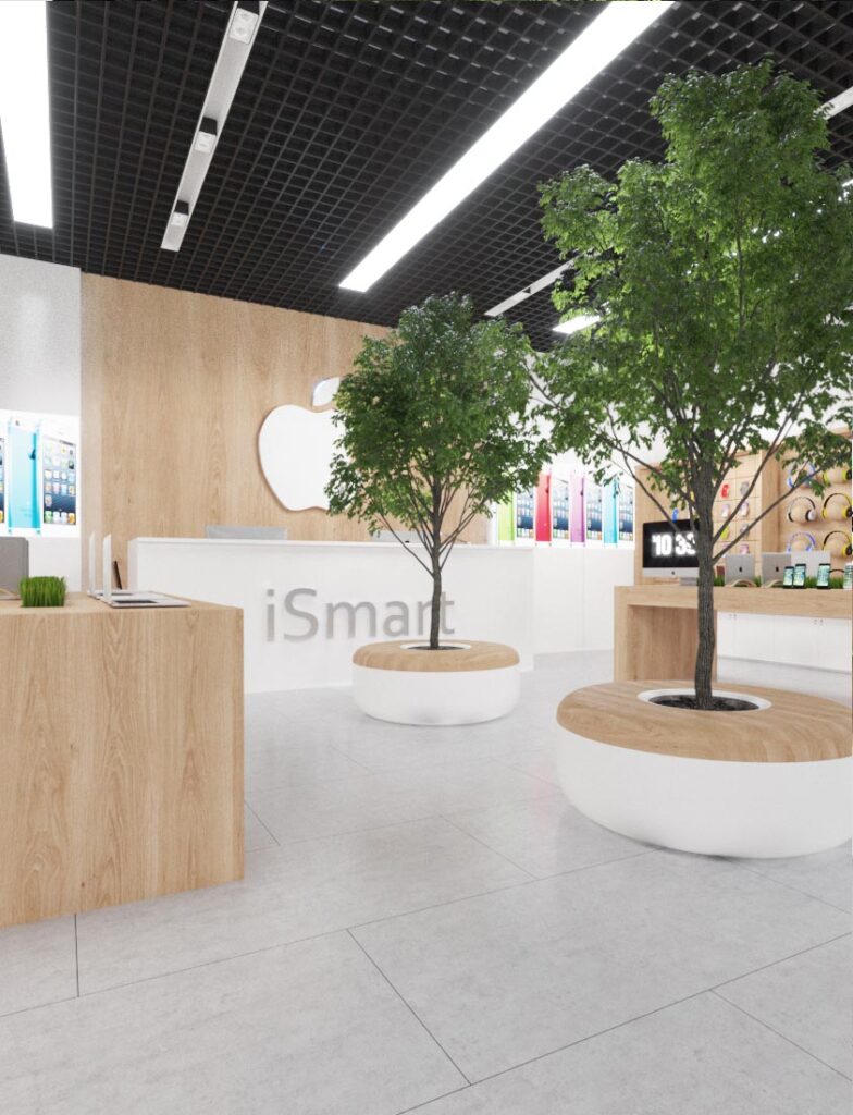 Дизайн интерьера магазина в Крыму Витта групп vitta group