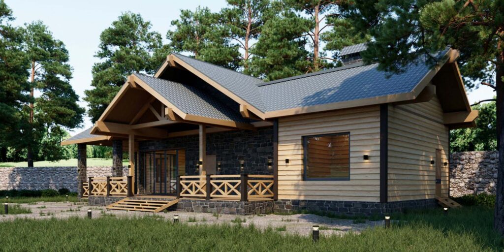 Дизайн интерьера бани в Крыму Витта групп vitta group