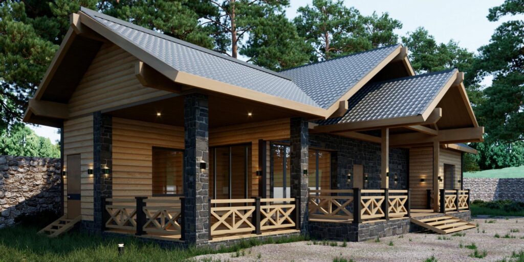 Дизайн интерьера бани в Крыму Витта групп vitta group