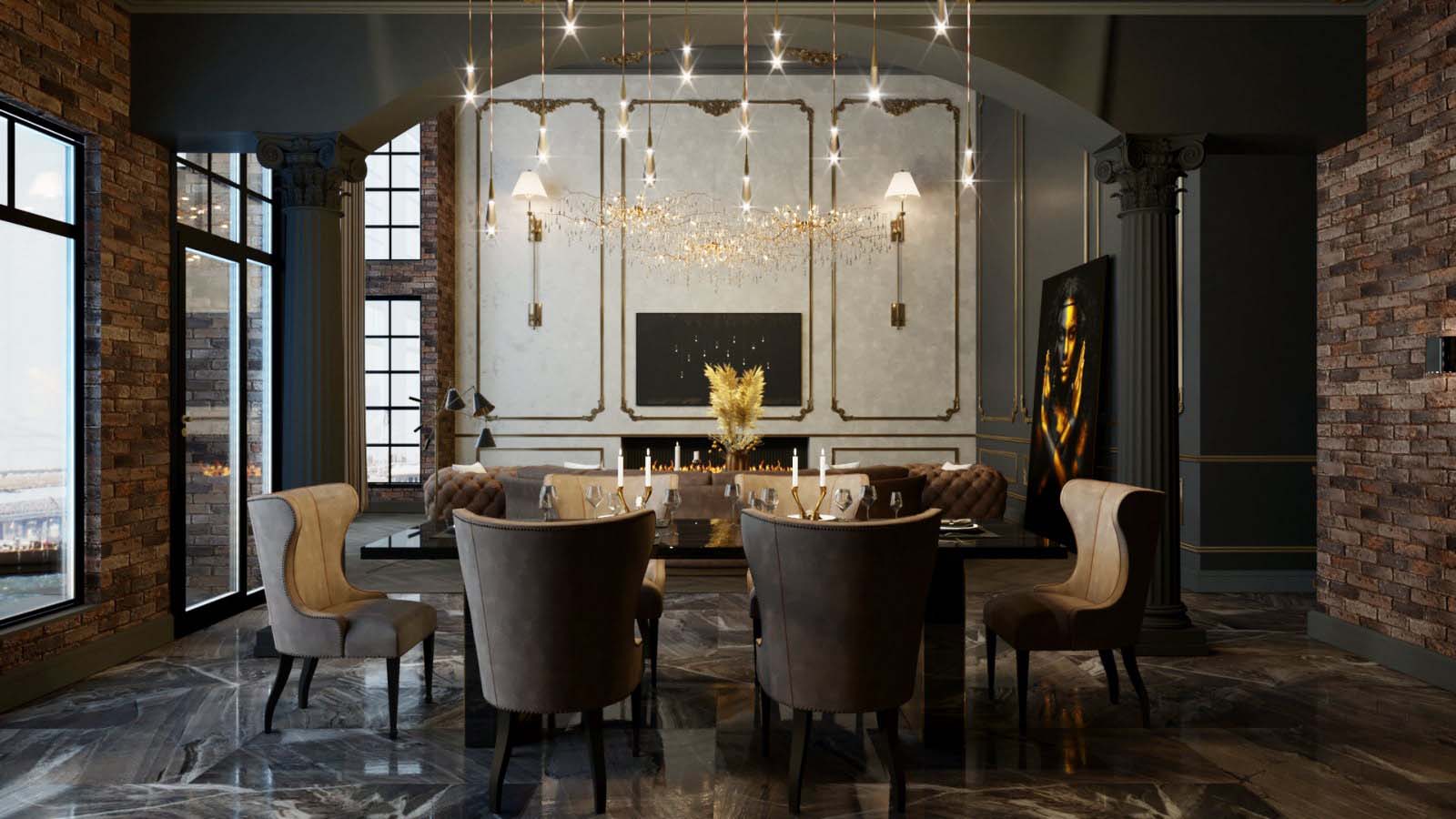 Дизайн интерьера апартаментов в Крыму Витта групп vitta group