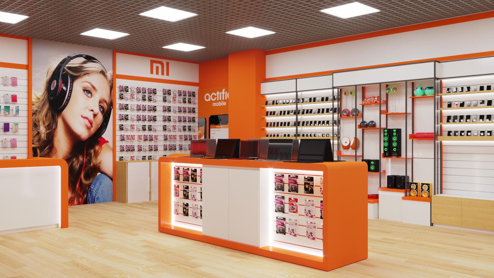 Дизайн интерьера магазина в Крыму Витта групп vitta group