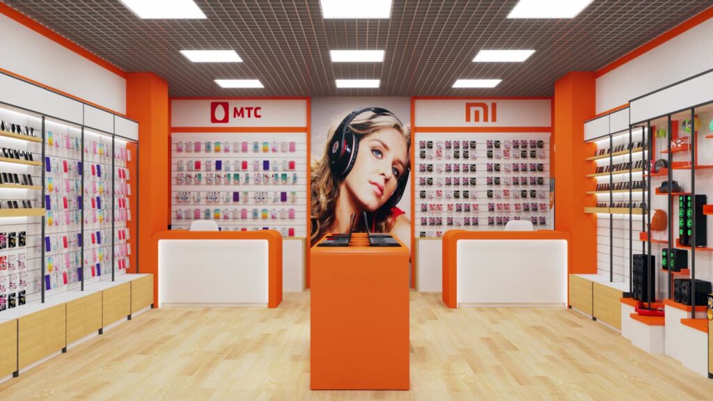 Дизайн интерьера магазина в Крыму Витта групп vitta group