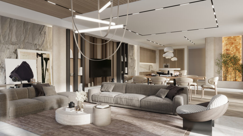Дизайн интерьера апартаментов в Крыму Витта групп vitta group