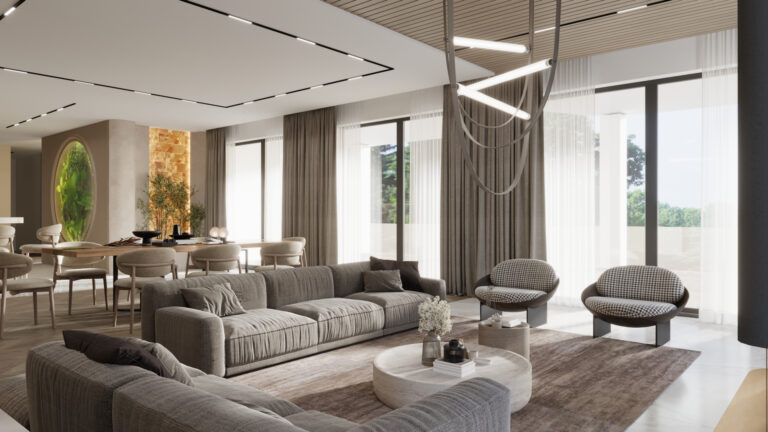 Дизайн интерьера апартаментов в Крыму Витта групп vitta group