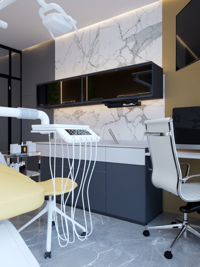 Дизайн интерьера стоматологической клиники в Крыму Витта групп vitta group