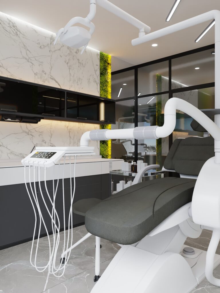 Дизайн интерьера стоматологической клиники в Крыму Витта групп vitta group
