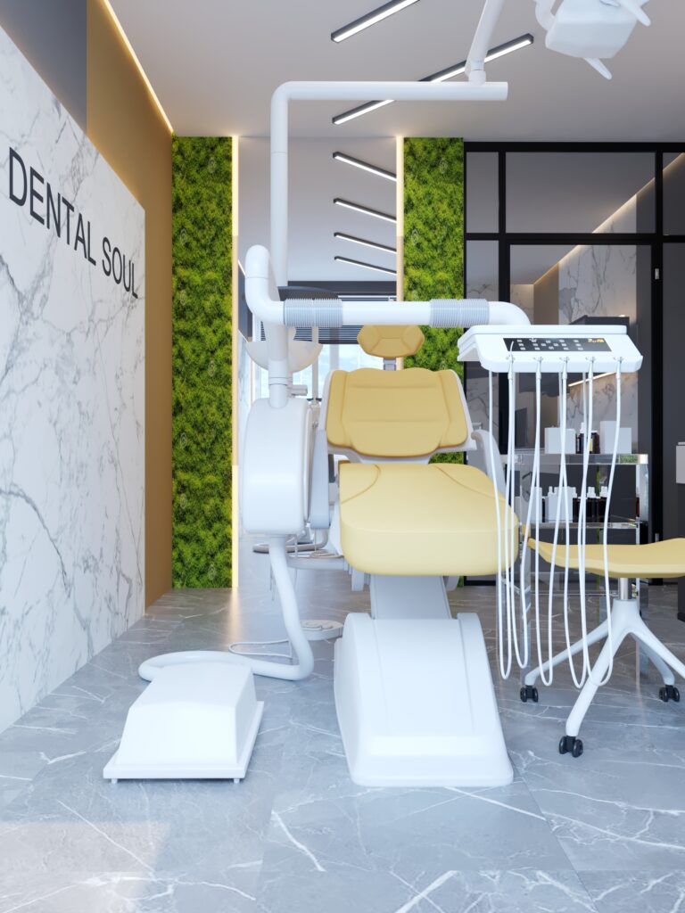 Дизайн интерьера стоматологической клиники в Крыму Витта групп vitta group
