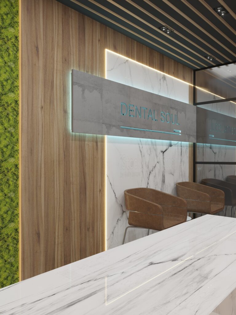 Дизайн интерьера стоматологической клиники в Крыму Витта групп vitta group