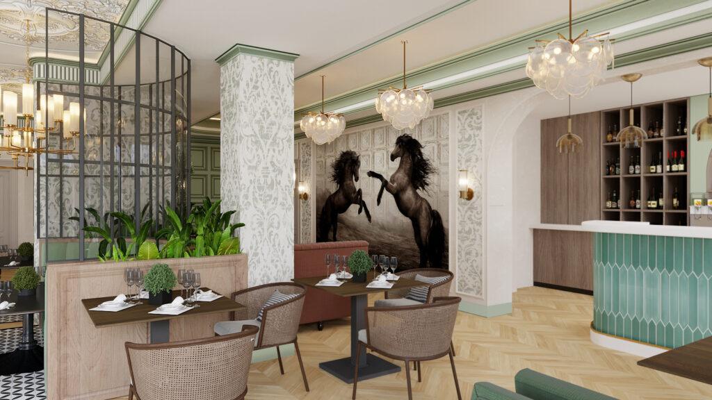 Дизайн интерьера ресторана в Крыму Витта групп vitta group